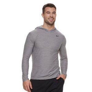 Nike Men’s Lightweight Breathe Hoodie Size Large Atmosphere Grey